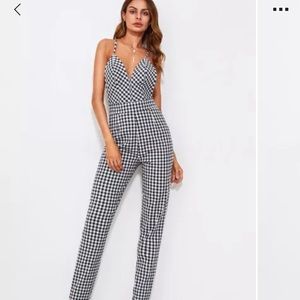 Gingham jumpsuit